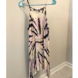 Tie die sleeveless dress